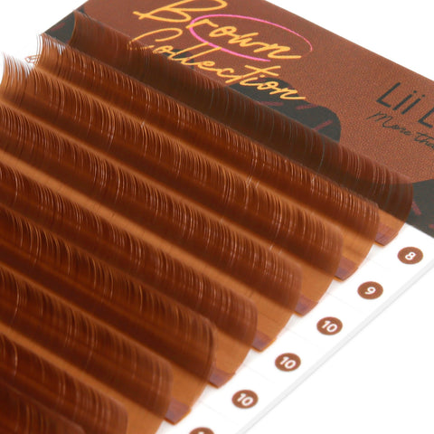 Honey-Brown-colored-lashes-0.1mm-macro-angled